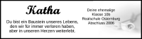 eine Anzeige